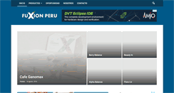 Desktop Screenshot of fuxionperu.com